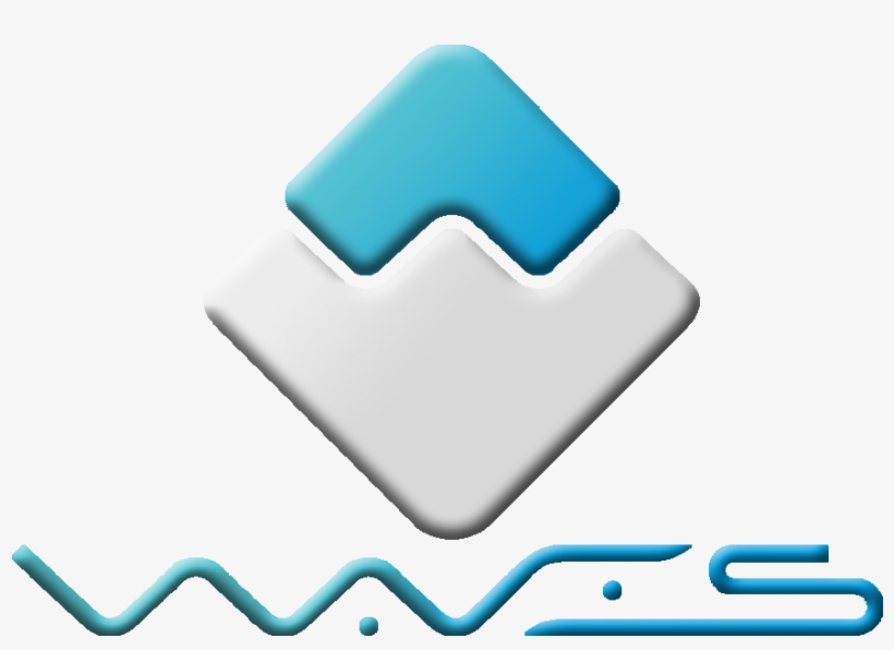It Is Hardly To Get Nice Waves Logo In Png - Waves Coin Logo Png, transparent png #3041788