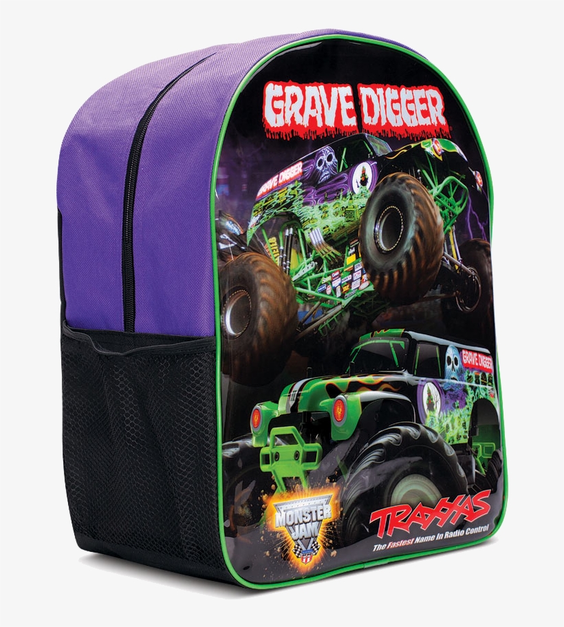 Front & Side View - Traxxas Grave Digger 1/16 2wd Monster Truck Rtr With, transparent png #3041956