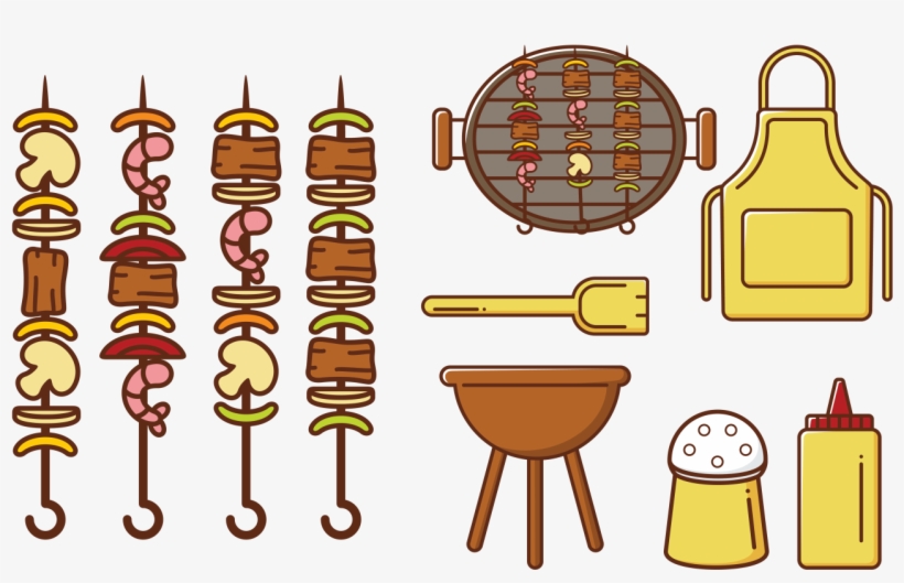 Grill Transparent Png Pictures - Skewers Icon, transparent png #3041978