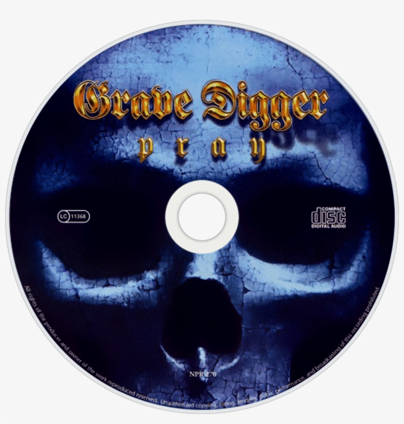 Grave Digger Pray Cd Disc Image - Grave Digger-pray (cd), transparent png #3042059