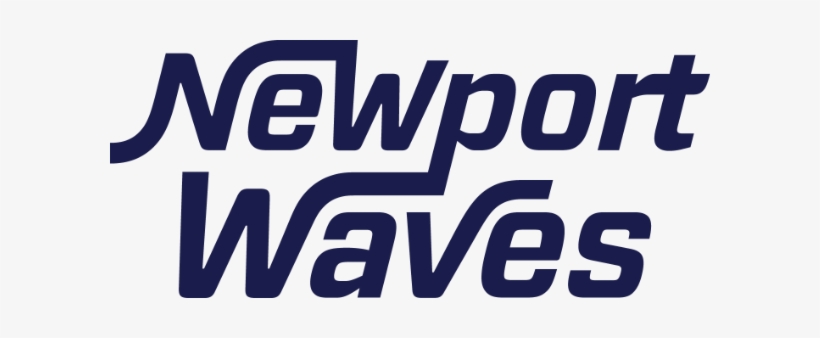 Newport Waves Logo - Electric Blue, transparent png #3042154