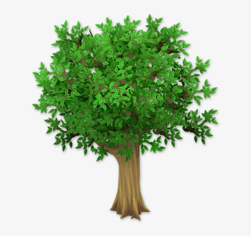 Dark Leafy Tree - Tree Png, transparent png #3042163