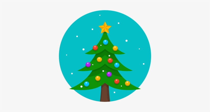 Christmas Tree Icon - Xmas Tree Icon, transparent png #3042383