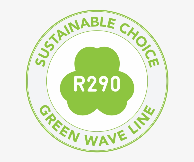 Freor Green Wave Line R290 Refrigerant - Circle, transparent png #3042711