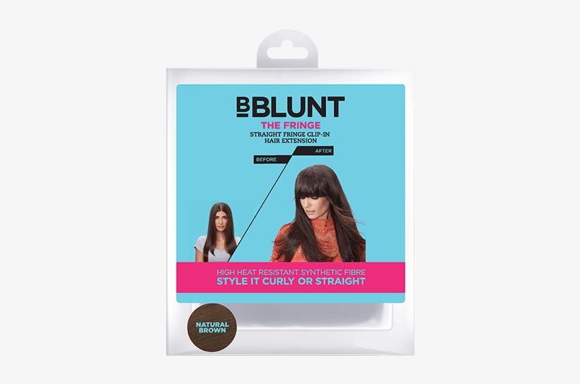 The Fringe Straight Fringe Clip-in Hair Extension - Bblunt The Fringe Straight Fringe Clip In Hair Extension, transparent png #3043053