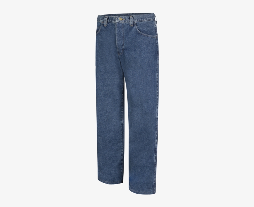Denim Jean Png Photo - Men's Bulwark Fr Loose Fit Stone Washed Denim Jean, transparent png #3043163