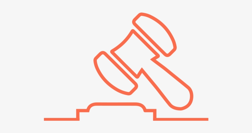 Legal Hammer Icon - Stepes, transparent png #3043275