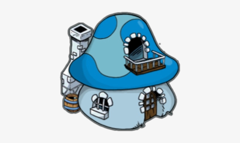 Mountains - Blue Smurf House, transparent png #3043636