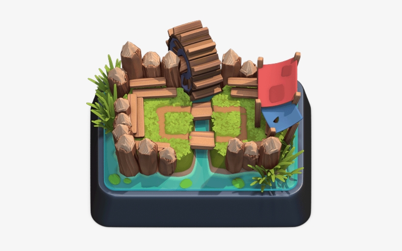 Goblin-stadium - Clash Royale Arena 1, transparent png #3043796