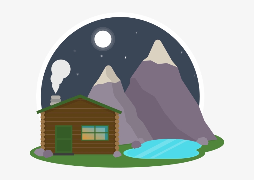 Mountain Destination - Illustration, transparent png #3043913
