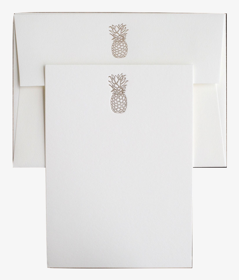 Pineapple Note Card Set - Pineapple, transparent png #3044033