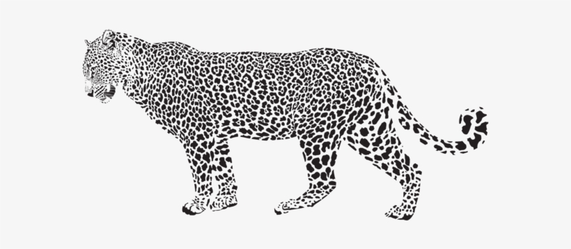 Jaguar Silhouette Png Transparent Clip Art Image - Jaguars Vs Leopard Vs Cheetahs, transparent png #3044403