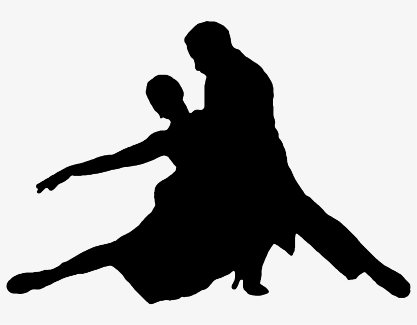 Argentine Tango Silhouette - Star Wars Rey Silhouette, transparent png #3044428