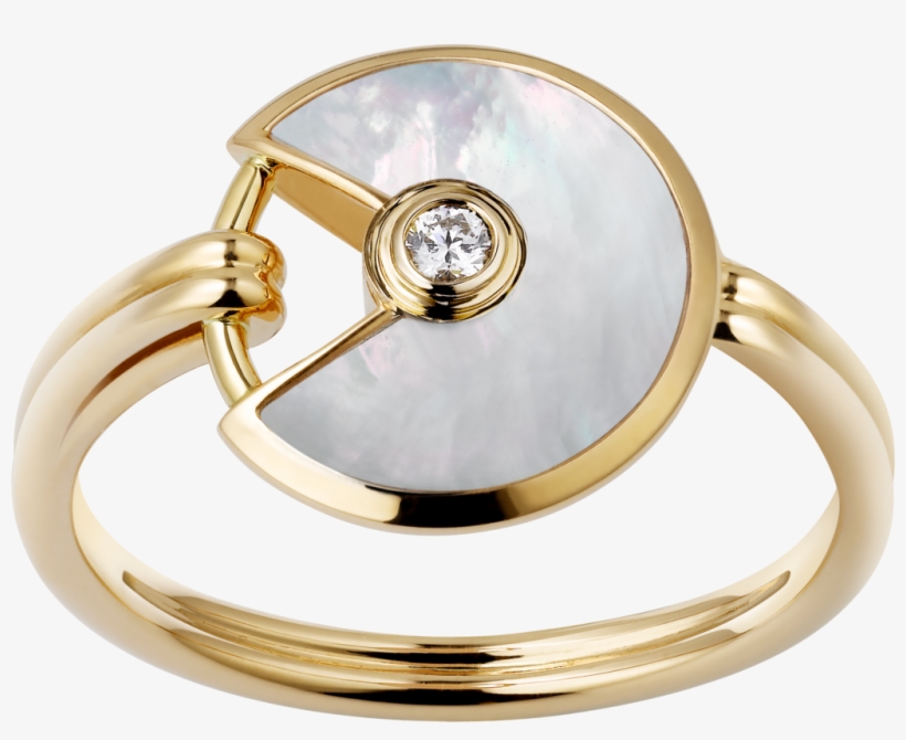 Amulette De Cartier Ring, Xs Modelyellow Gold, White, transparent png #3044674