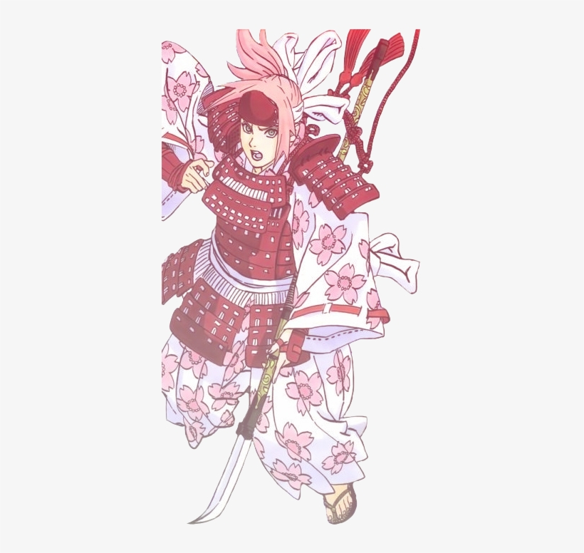 Naruto, Sakura, And Samurai Image - Naruto B2 Poster - Japanese Traditional Armour Edition, transparent png #3044810