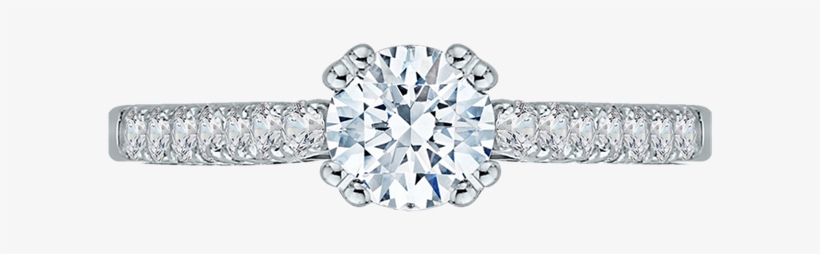 Promezza 14 K White Gold Promezza Engagement Ring - Tacori Ht254625rd8 Pave Diamond Engagement Ring In, transparent png #3045152