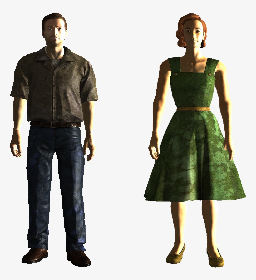 Dirty Pre-war Parkstroller Outfit - Fallout Pre War Outfits, transparent png #3045406
