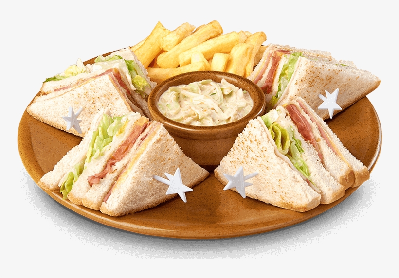 Cotton Club Sandwich - Club Sandwich Con Ensalada Rusa, transparent png #3045610