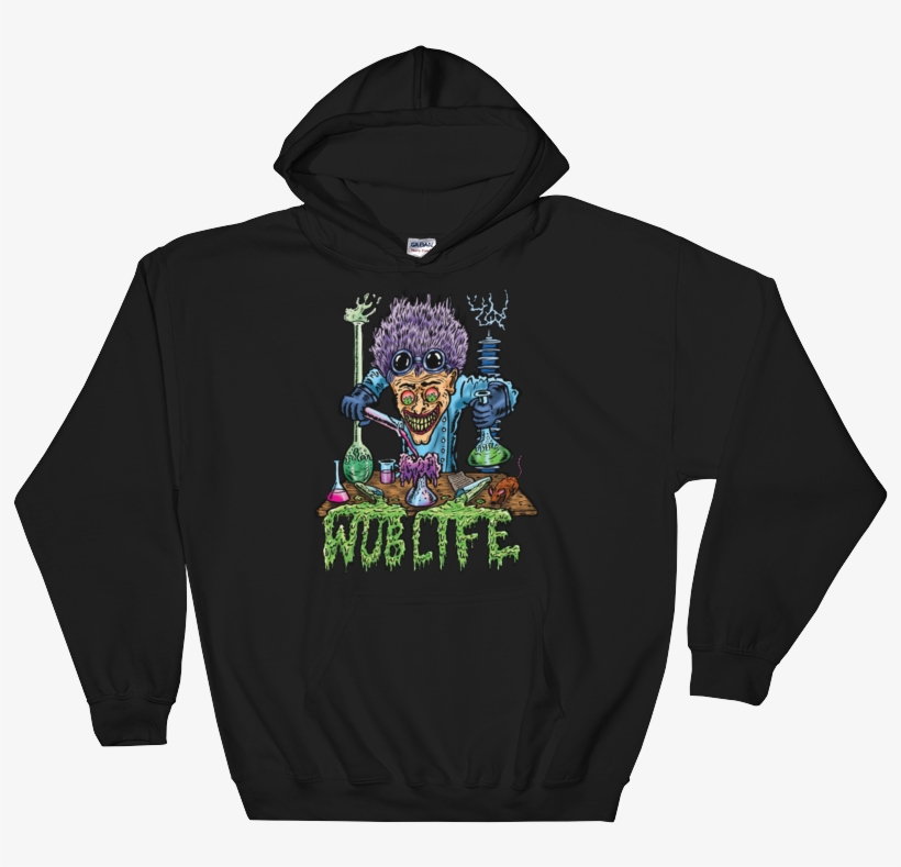 Image Of Mad Scientist - Super Depressed Hoodie, transparent png #3045666