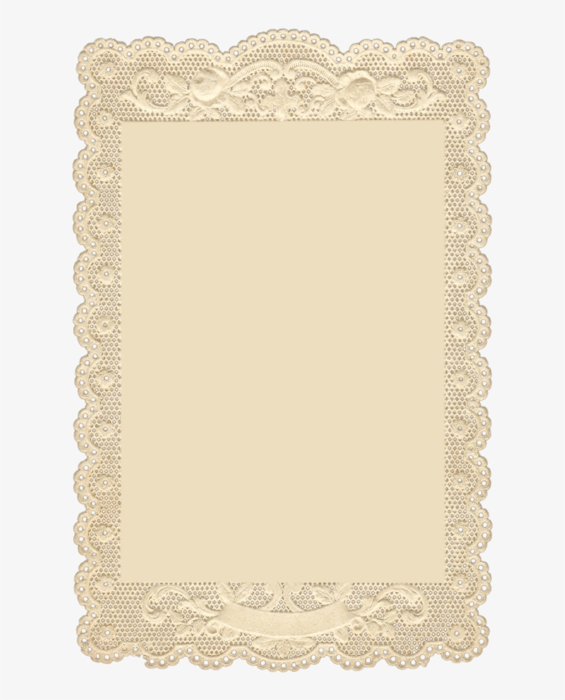 This Is The Lace Frame That I Made From The Lace Holy - Scrapbook Vintage Frame Png, transparent png #3045961