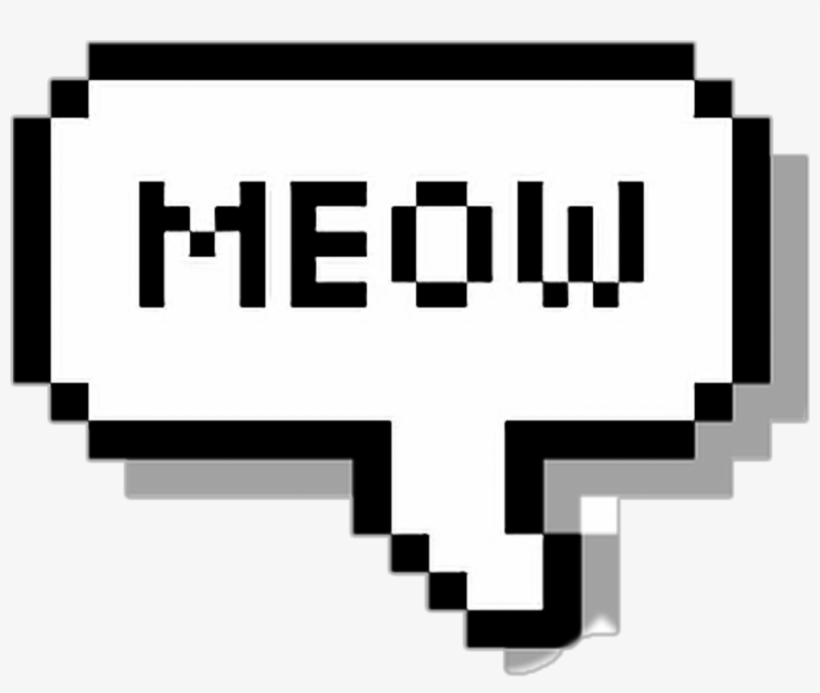Tumblr Meow Cat Kedi Miyav Cute Message Fun Happy Picar - Bts Mic Mic Bungee, transparent png #3045978