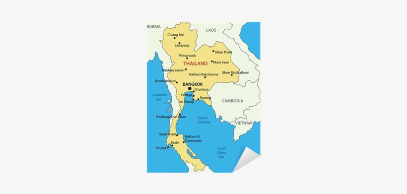 Thailand Kaart, transparent png #3046004