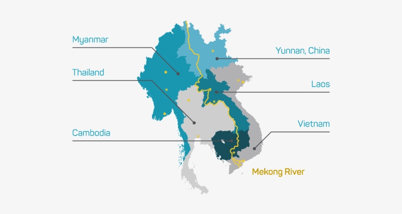 The Mekong Fund Invests In Companies In Thailand And - Greater Mekong Subregion Png, transparent png #3046036