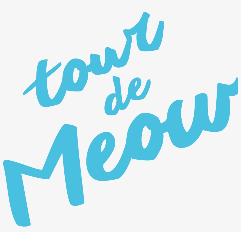 Cropped Soxrescue Tour De Meow Typography Logo - Meow Typography, transparent png #3046037