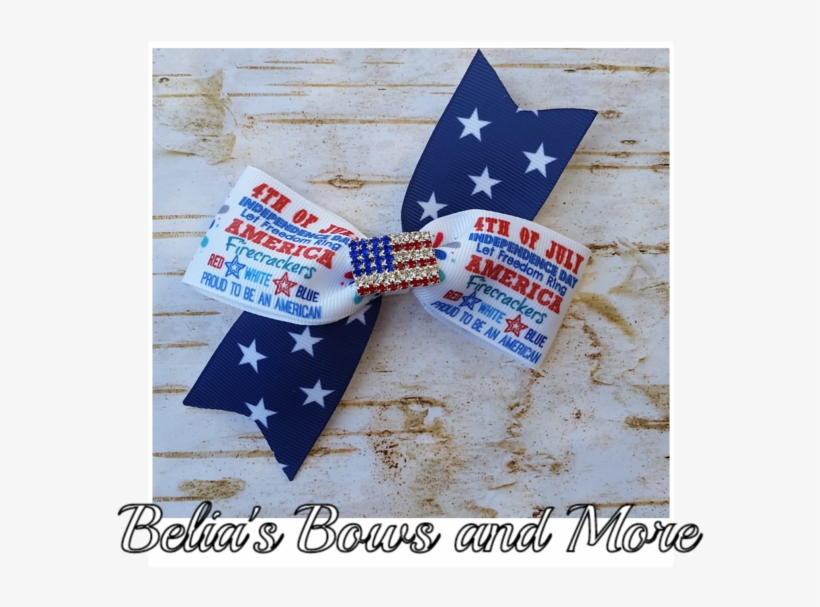 4th Of July 5" Wide Pinwheel Hair Bow - Hair, transparent png #3046485