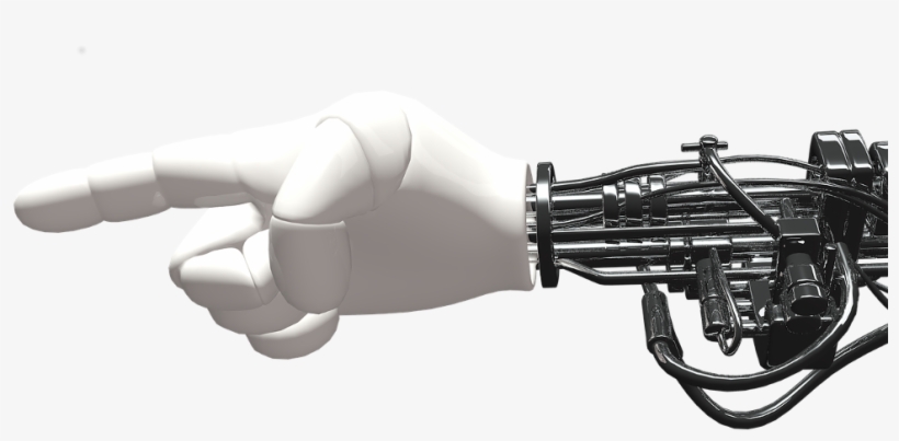 Robotic Hand Pointing, transparent png #3046510