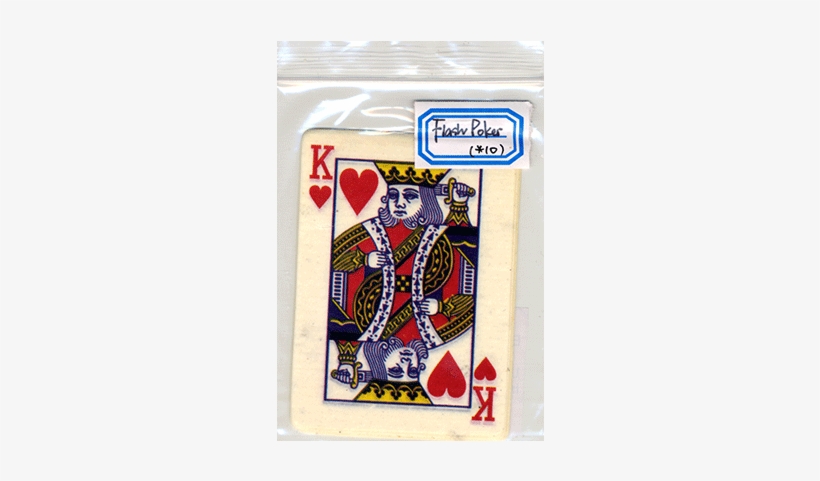 Test Manufacturer Flash Poker Card King Of Hearts (ten, transparent png #3046650