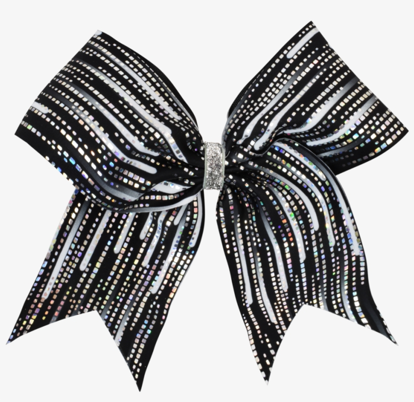 White Cascade I Love Cheer® Hair Bow, transparent png #3046903