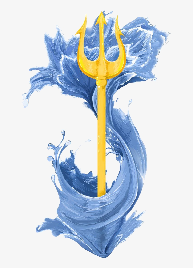 Trident - Poseidon's Trident, transparent png #3046906
