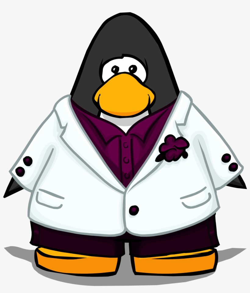 Prom King Tux Player Card - Club Penguin Blue Tux, transparent png #3046933