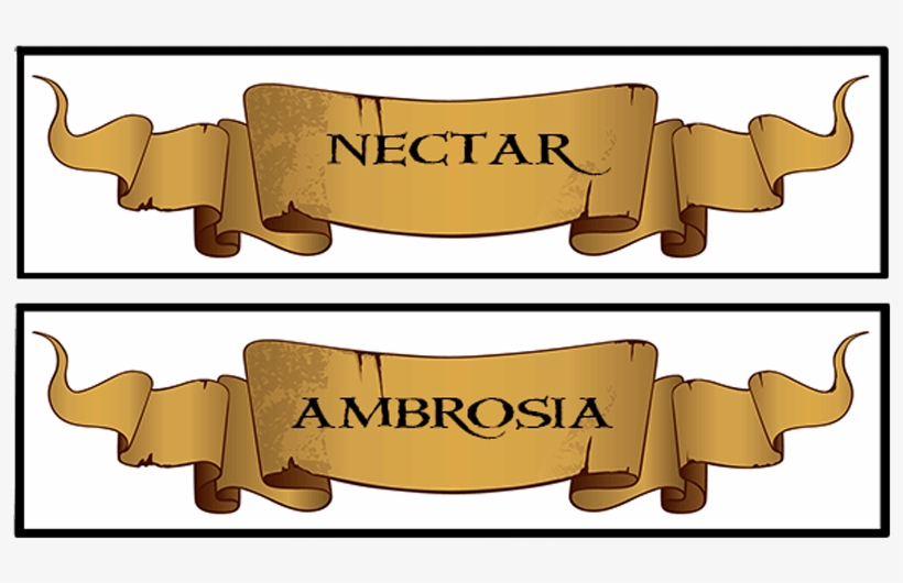 Percy Jackson Printable - Percy Jackson Ambrosia Label, transparent png #3047062