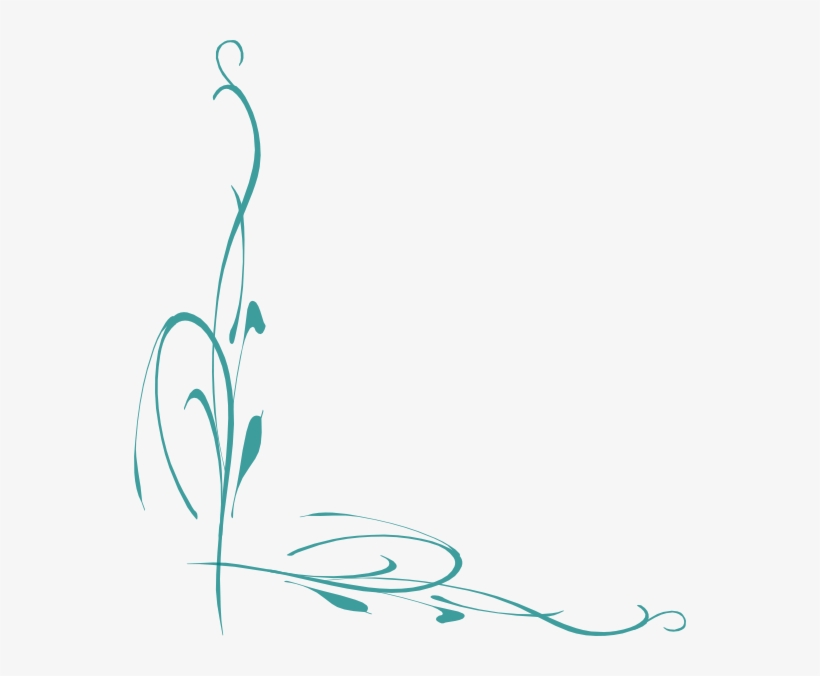 Jade - Green Vine Border, transparent png #3047343