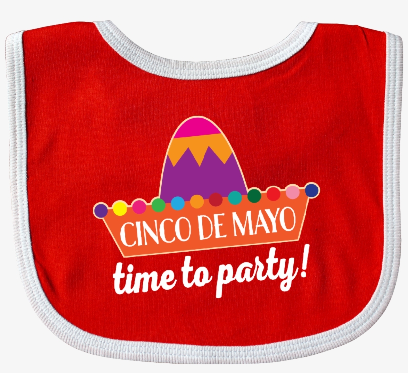 Cinco De Mayo Fiesta Sombrero Hat Baby Bib Red And - May 5, transparent png #3047796