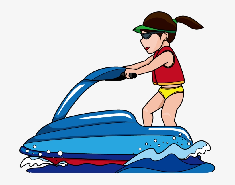 Jet Ski Clip Art - Jet Skiing Clipart, transparent png #3048061