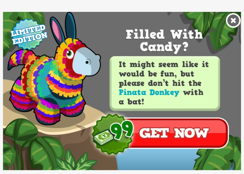 Pinata Donkey Modal - Wiki, transparent png #3048089