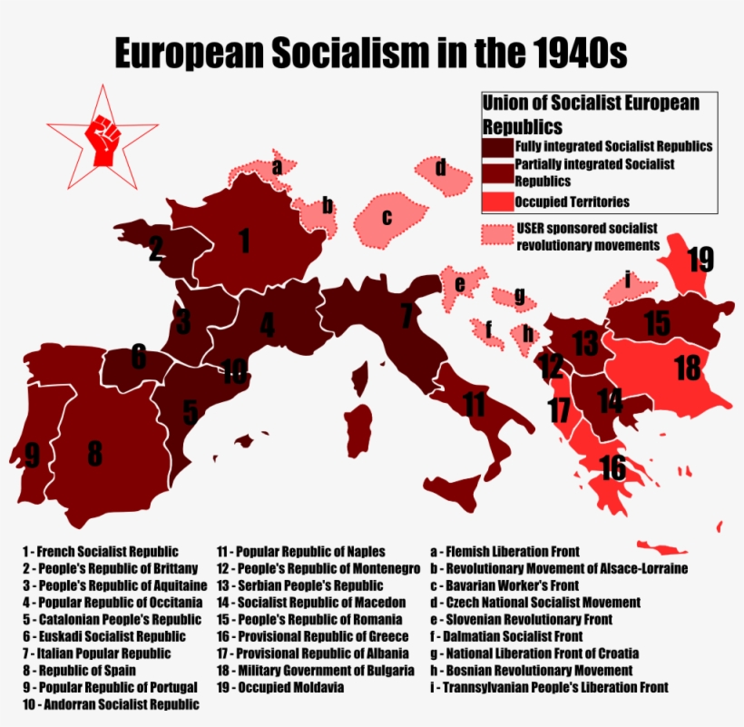 User3 - Map Of The European Union 2017, transparent png #3048574