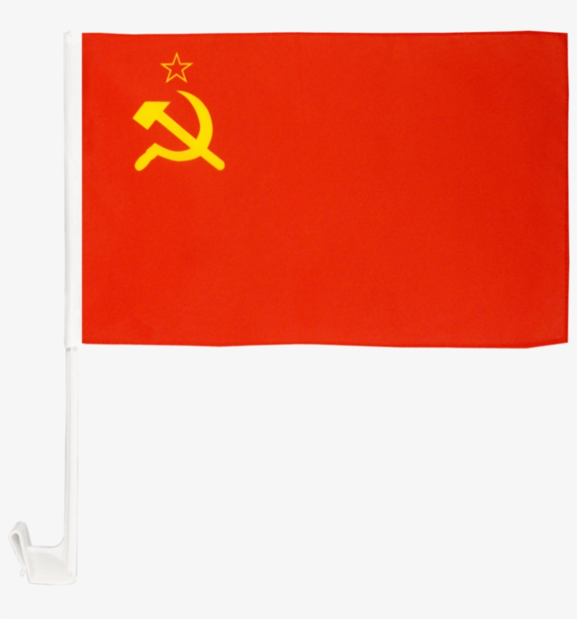 Ussr Soviet Union Car Flag - Soviet Union Flag, transparent png #3048577