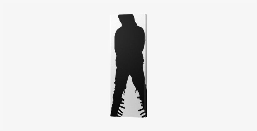 Silhouette Michael Jackson`s Move Canvas Print • Pixers® - Michael Jackson, transparent png #3048771