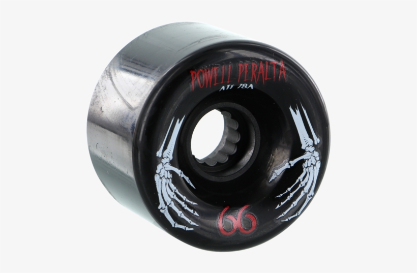 Powell Peralta Atf 66mm 78a Black Skeleton Hands Longboard - Powell Peralta Atf 66mm 78a Black Skeleton Hands, transparent png #3048797