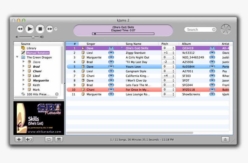 Karaoke Kjams 2 Interface Mac - Itunes Music, transparent png #3048919