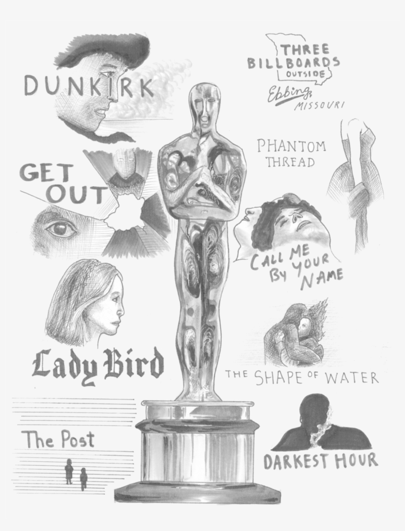 The Oscars - Illustration, transparent png #3049062