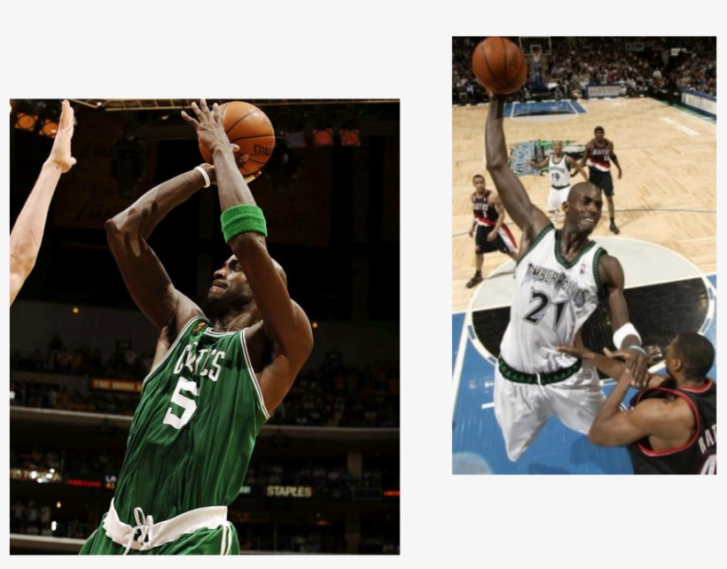 Kevin Garnett - Block Basketball, transparent png #3049359