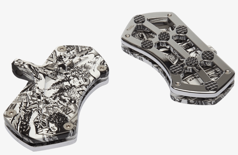 Graffiti Passenger Floorboard With The Top Plate In - Earrings, transparent png #3049757