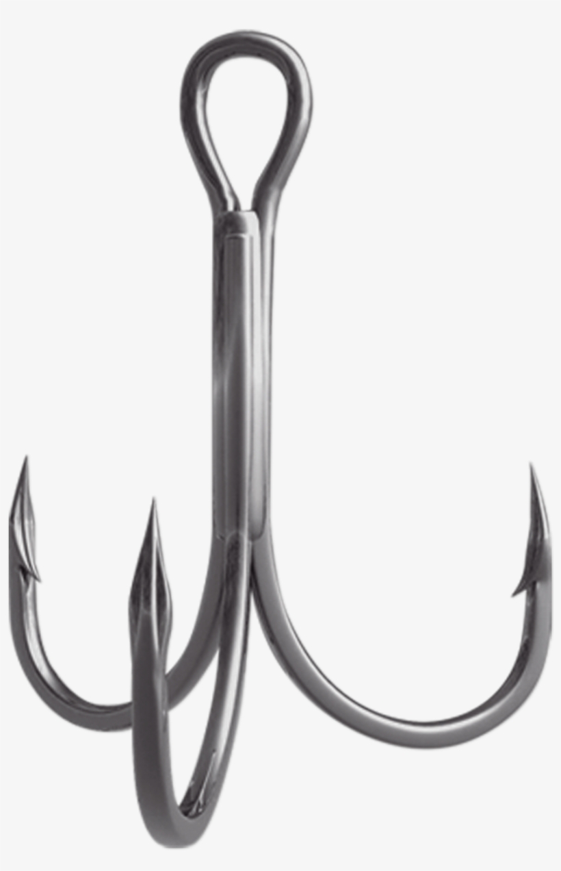 Fish Hook Png - Vmc Spark Point 1x Treble Hooks, Size 2, transparent png #3049782