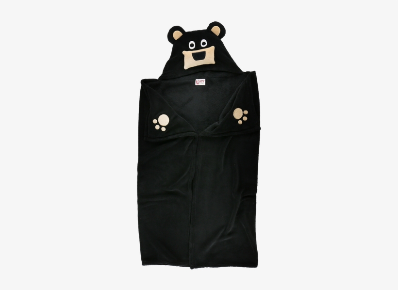 Hooded Blanket - Lazyone Hooded Critter Fleece Blanket Bear, transparent png #3050425