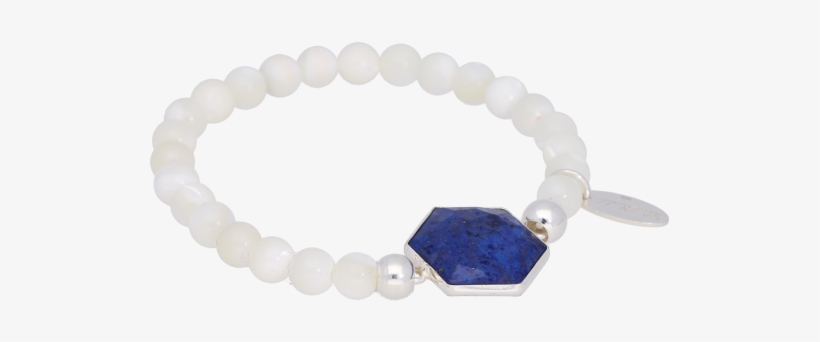 Moonstone Lapis Lazuli Bracelet - Bracelet, transparent png #3050571